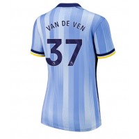 Maglia Calcio Tottenham Hotspur Micky van de Ven #37 Seconda Divisa Donna 2024-25 Manica Corta